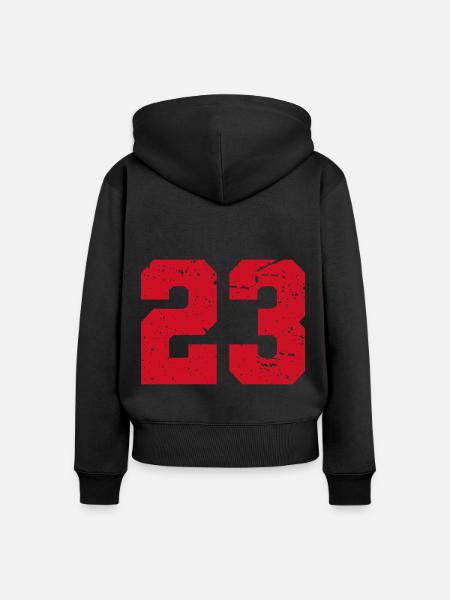 23 Nummer 23 Jahre - Frauen Premium Bio Zip Hoodie -