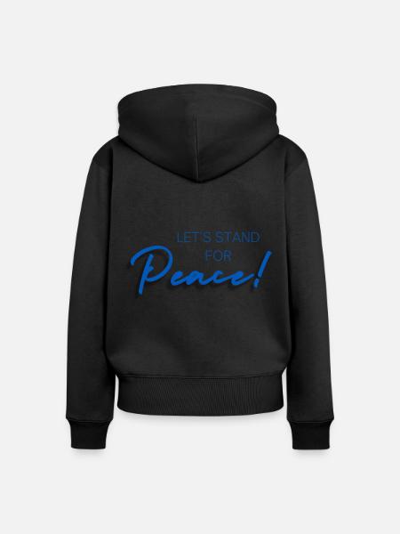 Gemeinsam für den Frieden - Frauen Premium Bio Zip Hoodie -