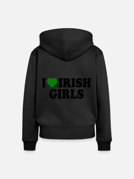I love irish girls - Ekologisk premiumluvjacka dam - svart