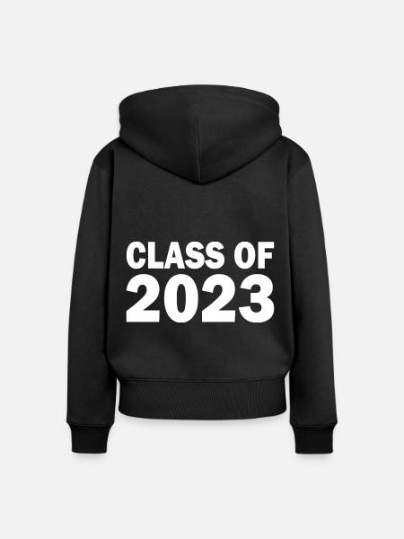 Class of 2023 - Frauen Premium Bio Zip Hoodie - Schwarz