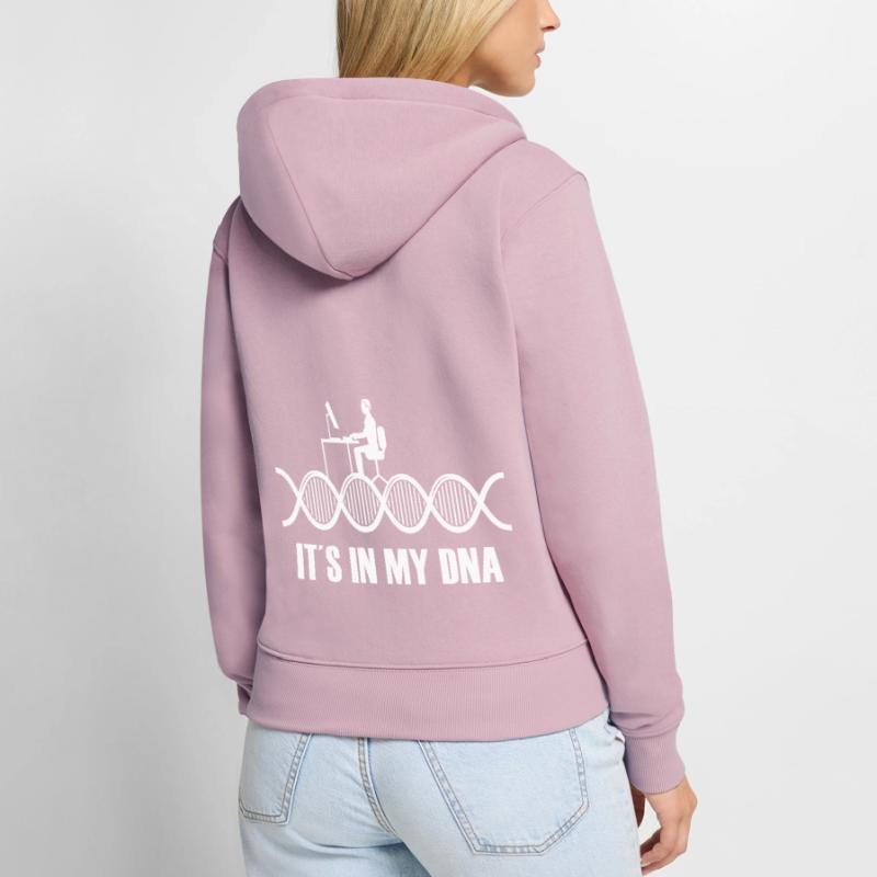 Coder Developer Programmer Coding IT Computer Women's Premium Organic Zip Hoodie