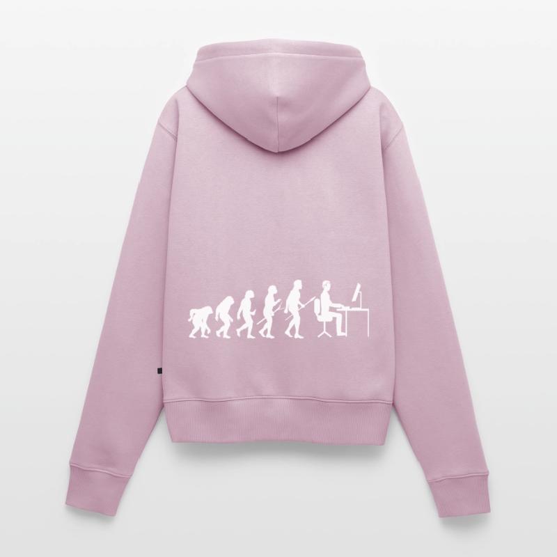 Coder Developer Programmer Coding IT Computer Women's Premium Organic Zip Hoodie