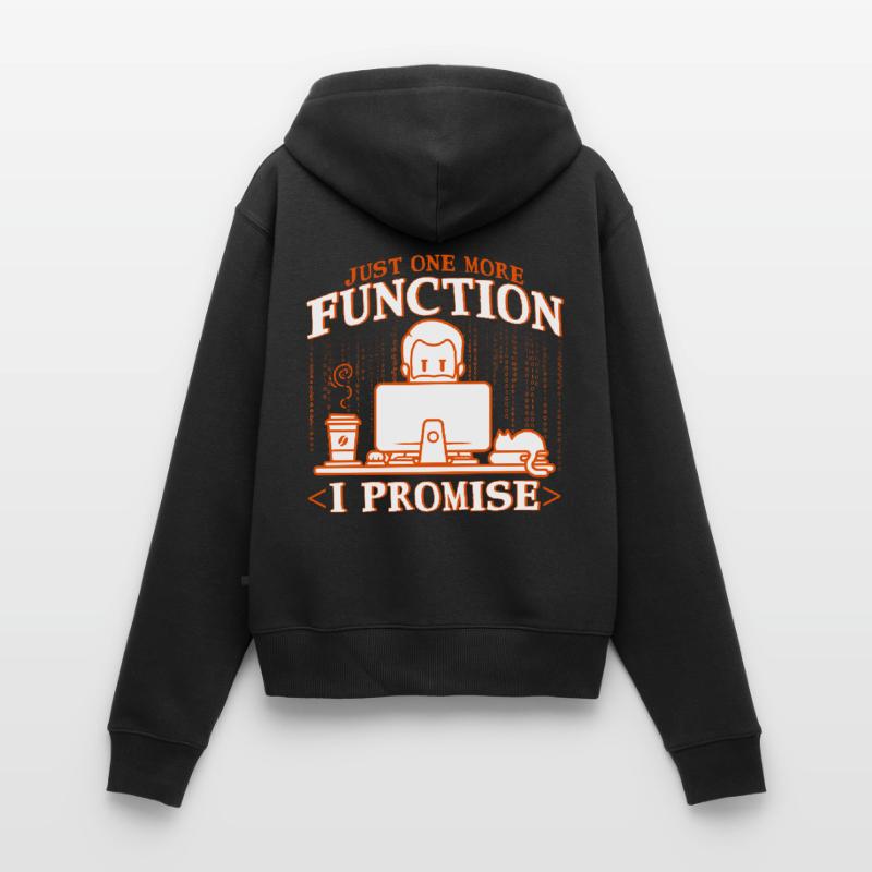 Softwareentwickler Computerfreak Programmierer Frauen Premium Bio Zip Hoodie