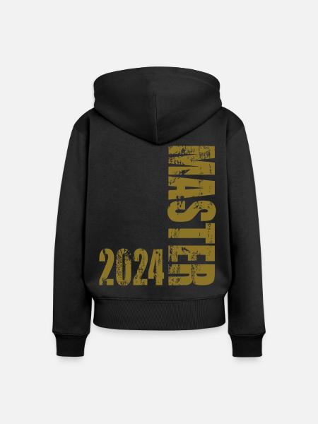 Master 2024 - Frauen Premium Bio Zip Hoodie - Schwarz