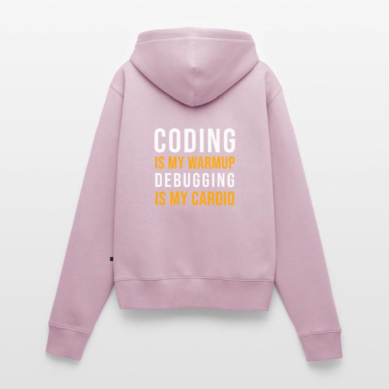 Informatiker Programmierer Coding Debugging Spruch Frauen Premium Bio Zip Hoodie