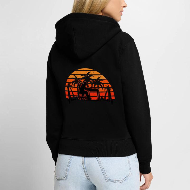 Informatiker Herzschlag Programmierer Computer Frauen Premium Bio Zip Hoodie