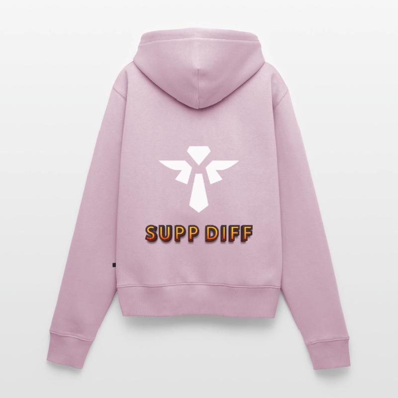 supp diff Tilter tilted gaming Frauen Premium Bio Zip Hoodie