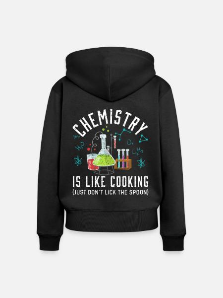 Chemie - Frauen Premium Bio Zip Hoodie - Schwarz
