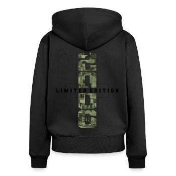 Camouflage 2006 Born Year of birth 2006 Boys - Women's Premium Organic Zip Hoodie - black - Back - Julia (174cm)