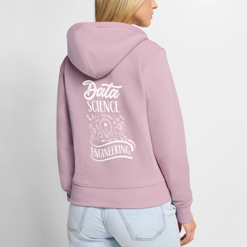 Data Science Data Science Data Data Analyst Women's Premium Organic Zip Hoodie
