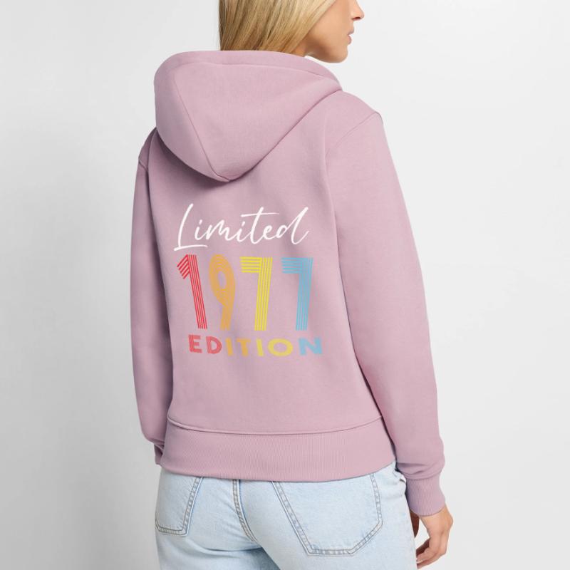Limited Edition 1977 Frauen Premium Bio Zip Hoodie