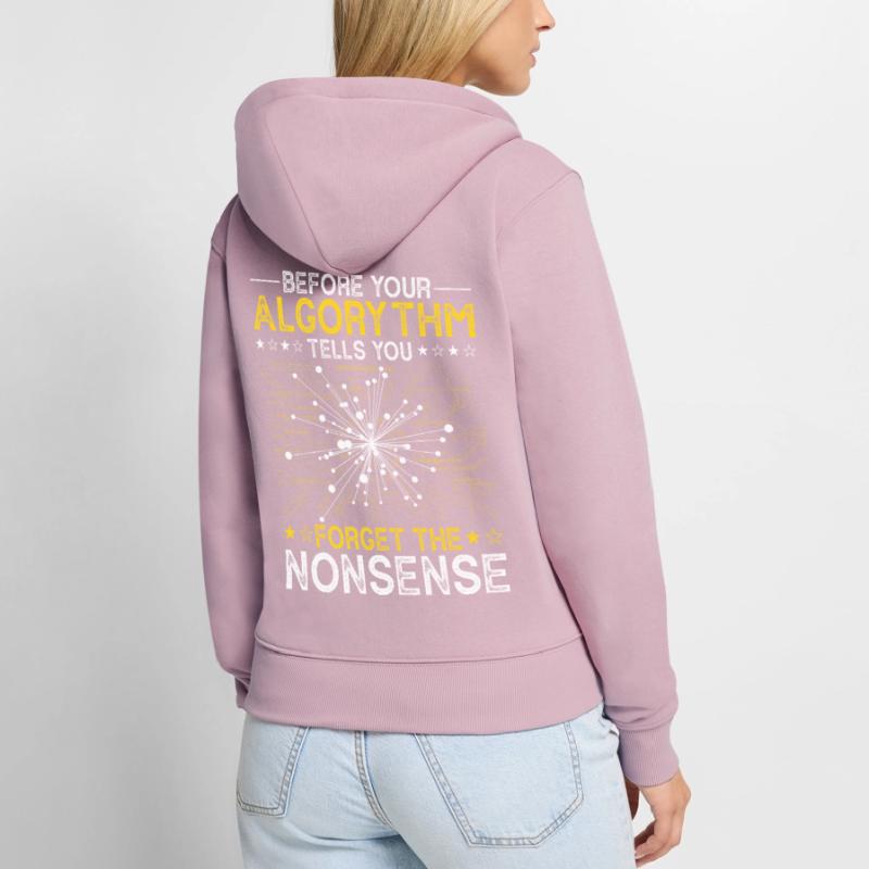 Artificial Intelligence Algorithm Programmer Frauen Premium Bio Zip Hoodie