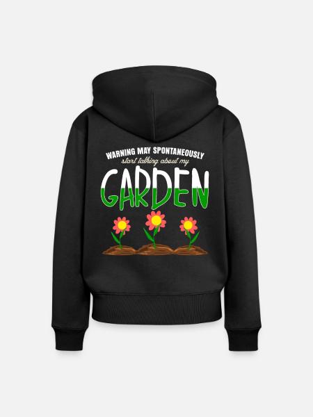 Galabauer Gärtner Gärtnerin Gartenbau - Frauen Premium Bio Zip Hoodie - Schwarz
