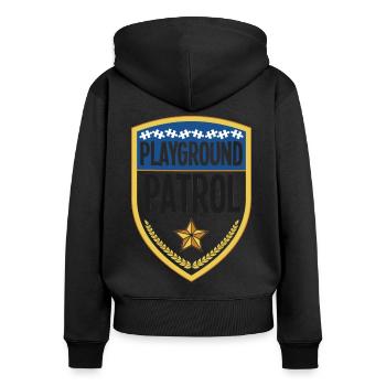 Childcare Daycare Provider Teacher - Frauen Premium Bio Zip Hoodie - Schwarz - Hinten - Julia (174cm)