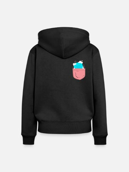 Soap Making Crafting Pocket - Frauen Premium Bio Zip Hoodie - Schwarz