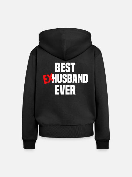 Scheidung Trennung Ehe Ex Scheidungsparty - Frauen Premium Bio Zip Hoodie - Schwarz