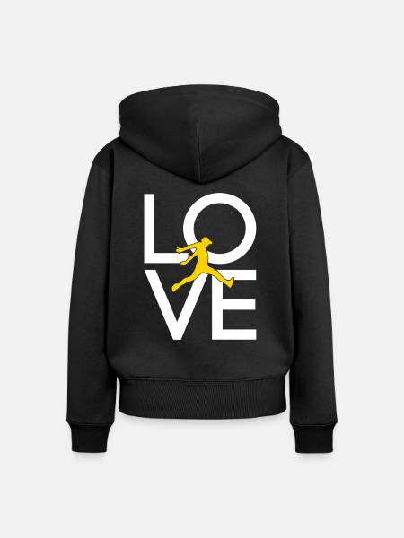 Parkour - Frauen Premium Bio Zip Hoodie - Schwarz