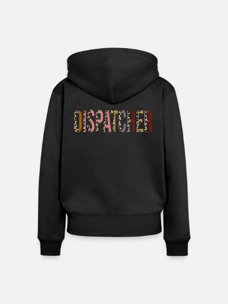 Dispatcher - Frauen Premium Bio Zip Hoodie - Schwarz
