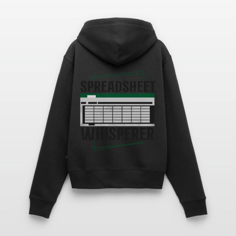 Comptable Comptable Comptable Comptabilité Sweat à capuche zippé Premium bio Femme