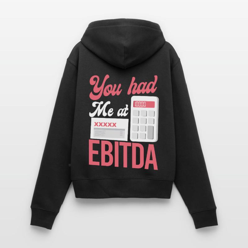Comptable Comptable Comptable Comptabilité Sweat à capuche zippé Premium bio Femme