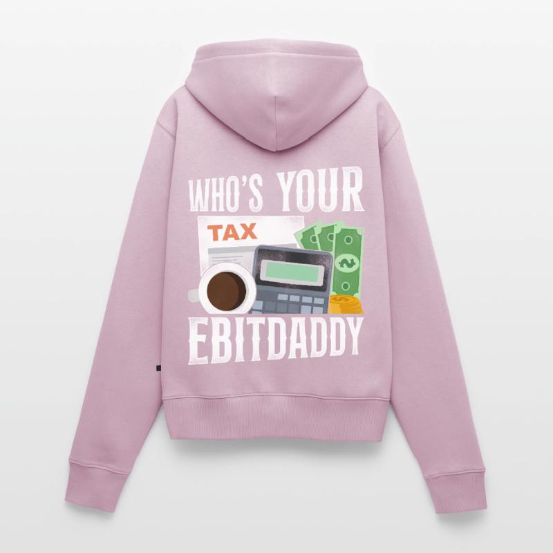 Comptable Comptable Comptable Comptabilité Sweat à capuche zippé Premium bio Femme