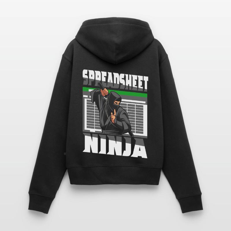 Comptable Comptable Comptable Comptabilité Sweat à capuche zippé Premium bio Femme