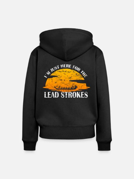 Drachenbootrennen Festival Drachenboot - Frauen Premium Bio Zip Hoodie - Schwarz