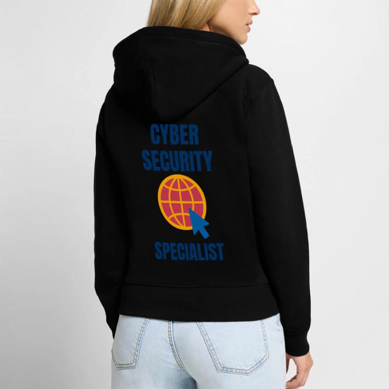 Cybersecurity - IT Security Computer Scientist Women's Premium Organic Zip Hoodie