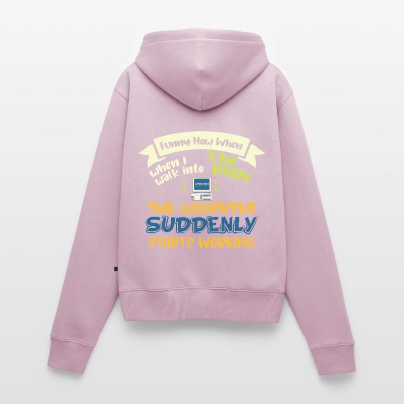 Computer Programmer for Information Technology Women's Premium Organic Zip Hoodie