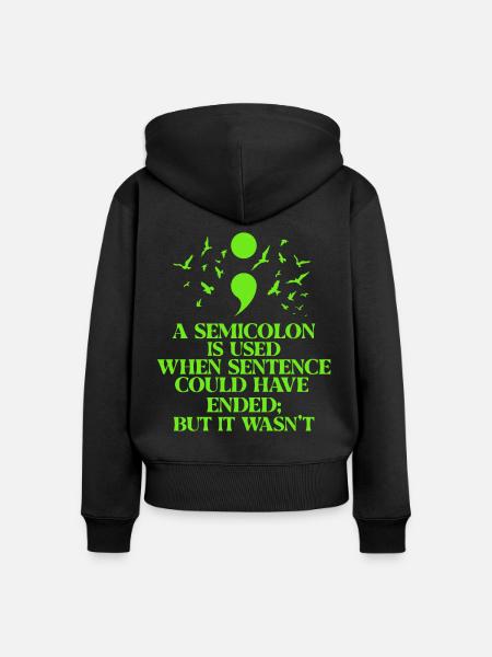 psychologie - Frauen Premium Bio Zip Hoodie - Schwarz