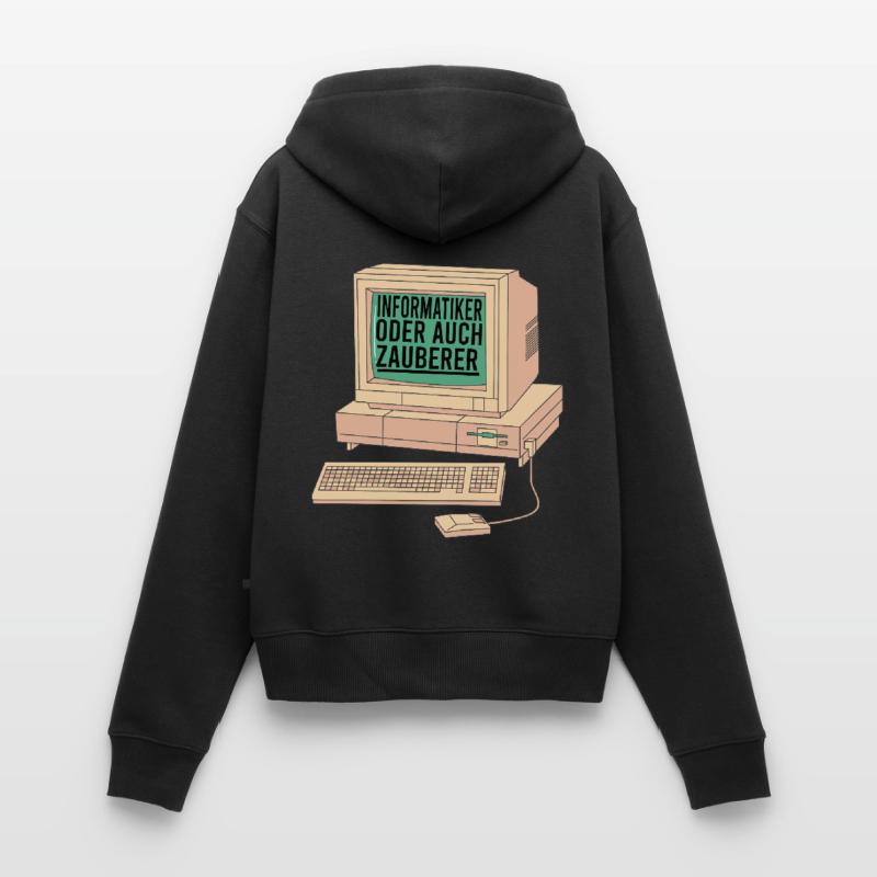 informatiker Informatik Computer Programmierer Frauen Premium Bio Zip Hoodie