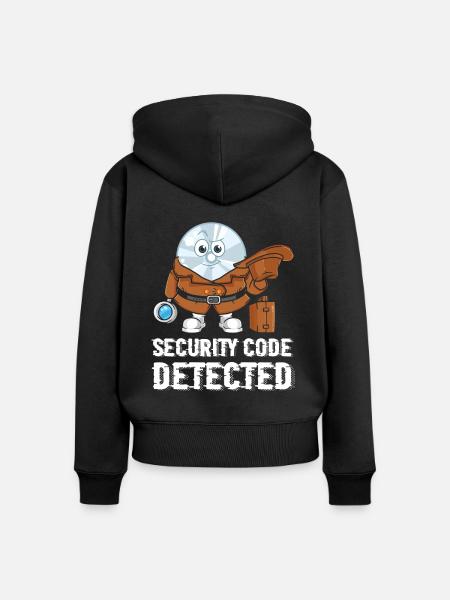 Netzwerk und Computersicherheit - Frauen Premium Bio Zip Hoodie - Schwarz