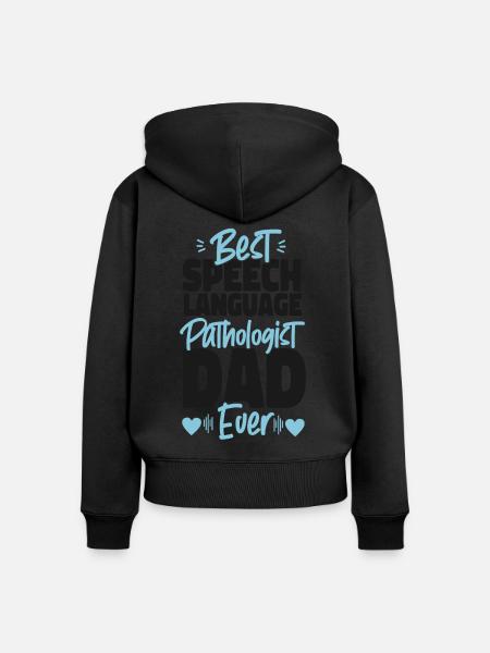 Speech Therapist Therapy Assistant - Frauen Premium Bio Zip Hoodie - Schwarz