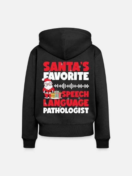 Speech Therapist Therapy Assistant - Frauen Premium Bio Zip Hoodie - Schwarz