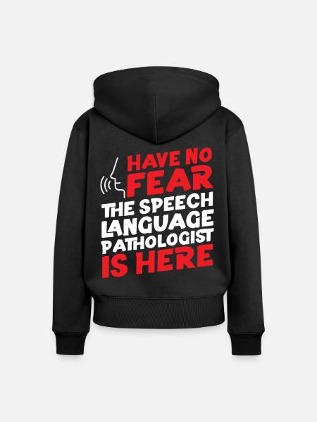 Speech Therapist Therapy Assistant - Frauen Premium Bio Zip Hoodie - Schwarz