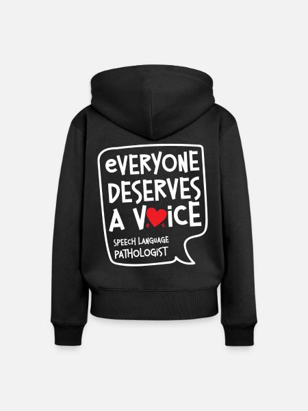 Speech Therapist Therapy Assistant - Frauen Premium Bio Zip Hoodie - Schwarz