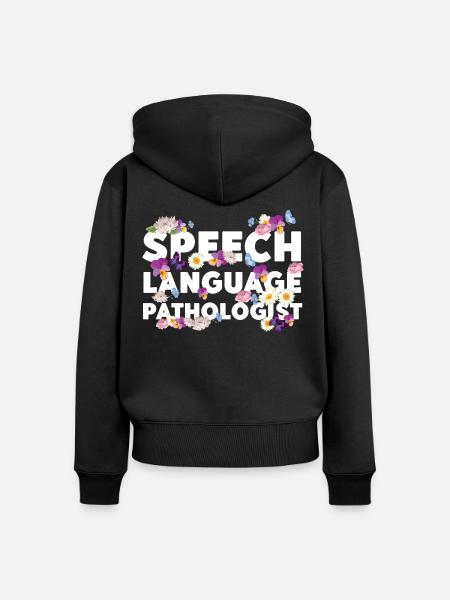 Speech Therapist Therapy Assistant - Frauen Premium Bio Zip Hoodie - Schwarz
