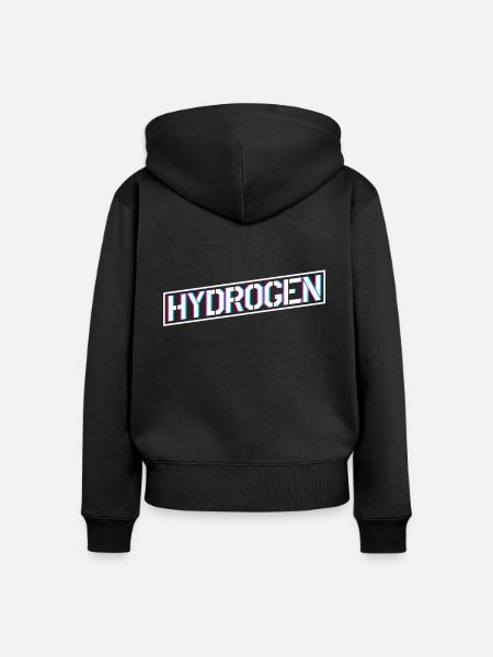 Wasserstoff Energie Hydrogen Element - Frauen Premium Bio Zip Hoodie - Schwarz