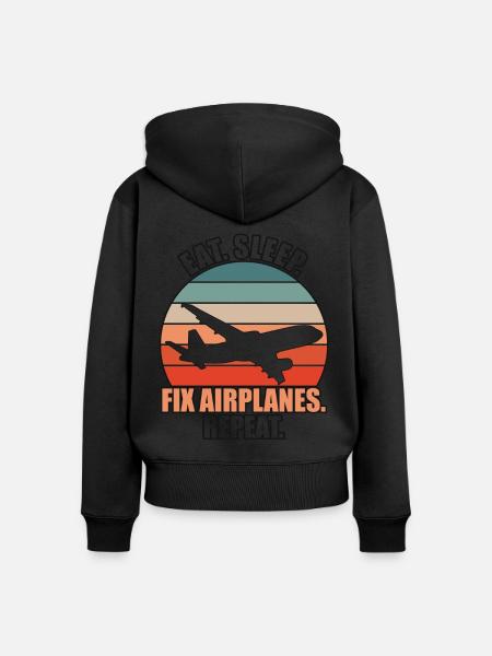 Fix Airplanes - Frauen Premium Bio Zip Hoodie -