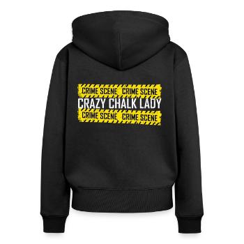 Forensics Forensic Scientist Forensic Science - Women's Premium Organic Zip Hoodie - black - Back - Julia (174cm)