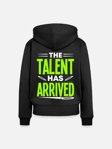 Diskuswurf Diskuswerfer Leichtathletik Diskus - Frauen Premium Bio Zip Hoodie - Schwarz