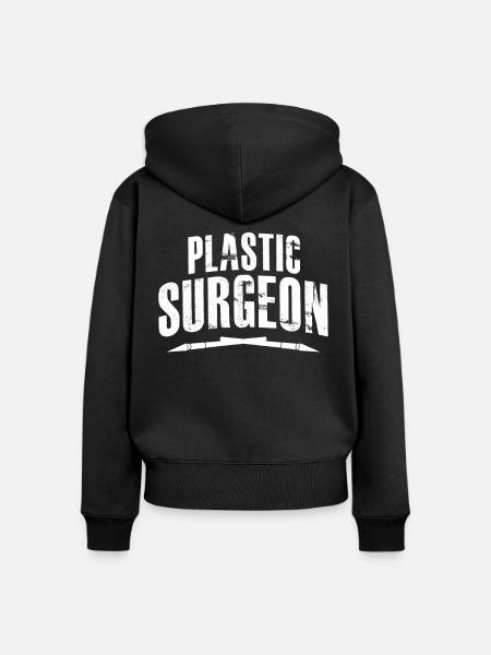 Modellbauer Messer Modellbau - Frauen Premium Bio Zip Hoodie - Schwarz
