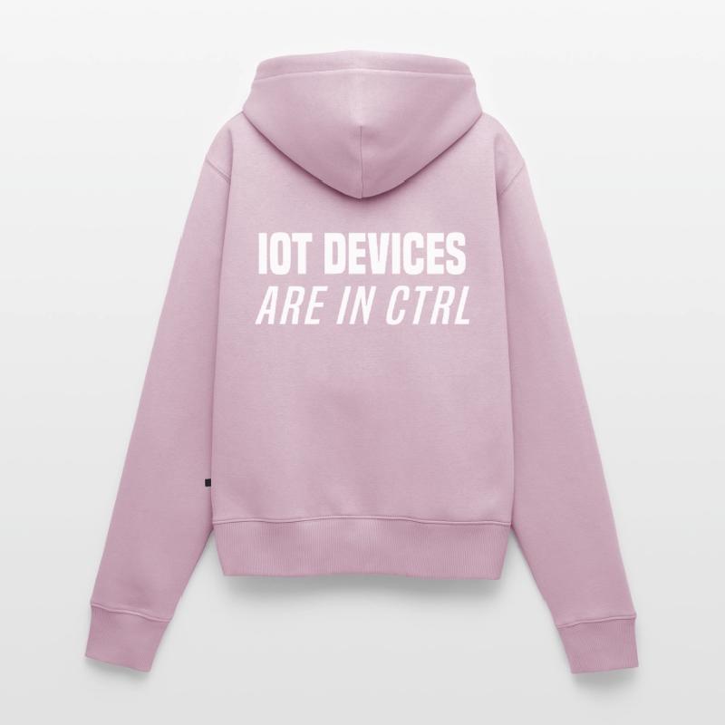 Internet Des Objets IOT Programmeur Admin IT Sweat à capuche zippé Premium bio Femme