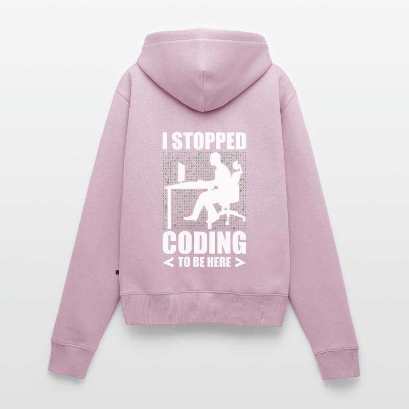 Programmierer Entwickler IT Admin Programmierer Codierung Frauen Premium Bio Zip Hoodie