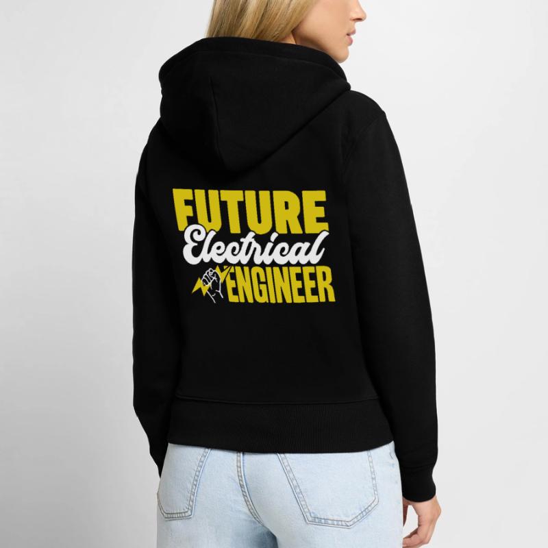 Electrical Engineer Future Electrical Engineer Women's Premium Organic Zip Hoodie