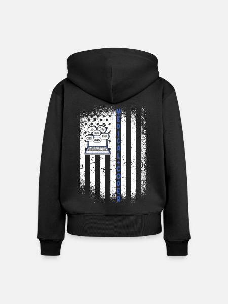 Medizinischer Assistent - Medizinischer Kodierer - Frauen Premium Bio Zip Hoodie - Schwarz