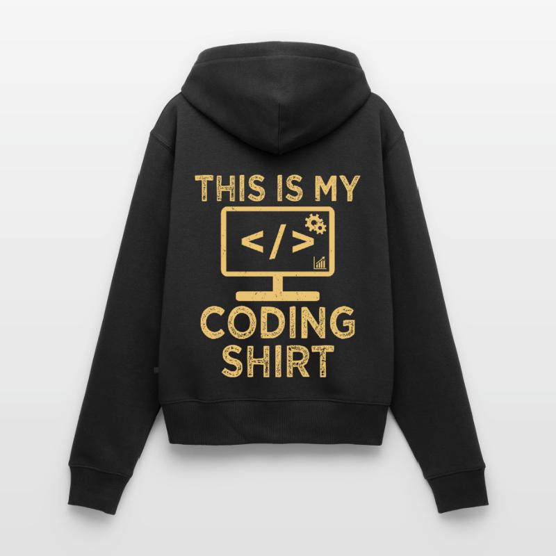 Web developer website development Women's Premium Organic Zip Hoodie