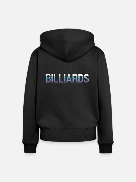 Billiard - Frauen Premium Bio Zip Hoodie - Schwarz