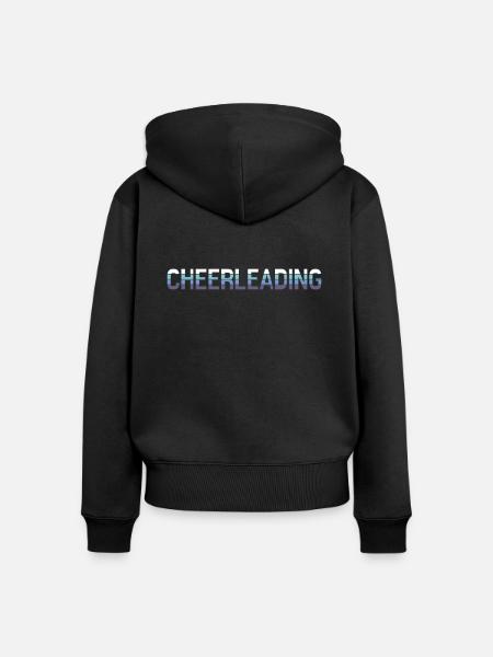 Cheerleading - Frauen Premium Bio Zip Hoodie - Schwarz