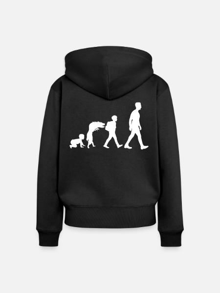 Eltern Trotzphase Vater Mutter - Frauen Premium Bio Zip Hoodie - Schwarz
